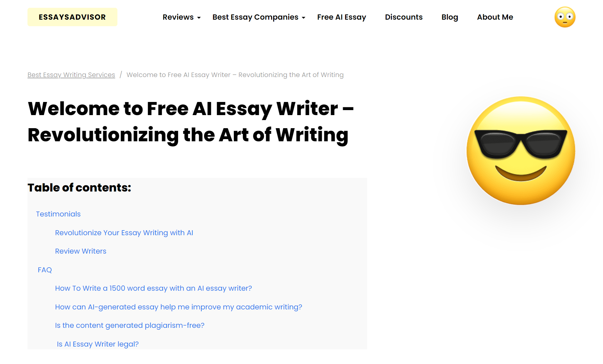 free online essay writer Guides And Reports